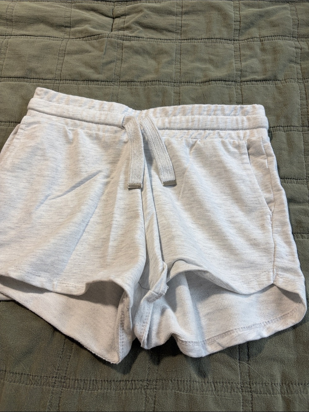 Primark Light Gray Women's Drawstring Athletic Shorts